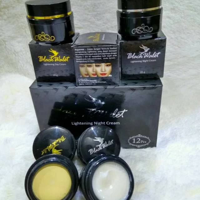 CREAM BLACK WALET BPOM // CREAM WALET // CREAM WAJAH