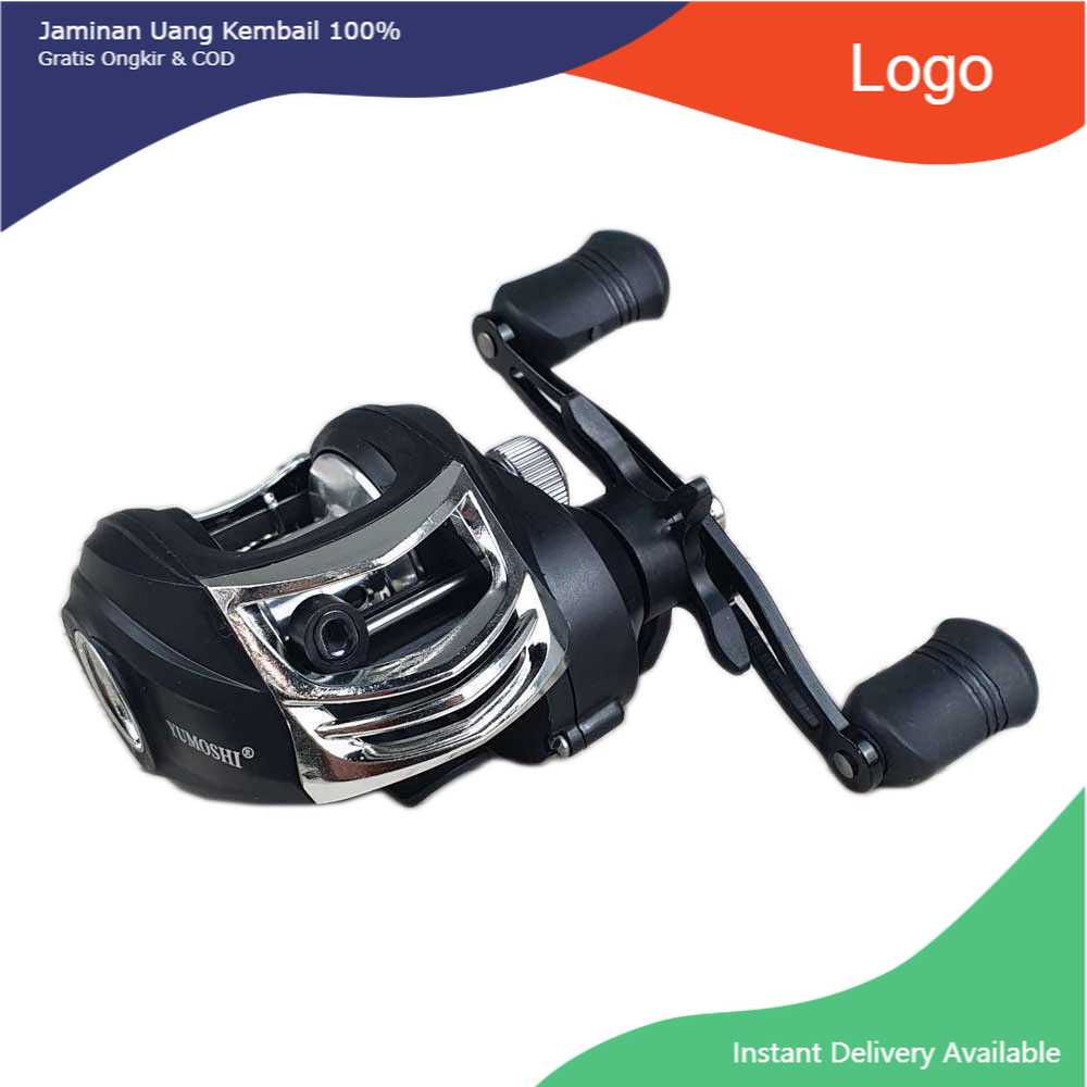 YUMOSHI Reel Pancing Baitcasting 18+1 Ball Bearing 7.2:1 - AK201