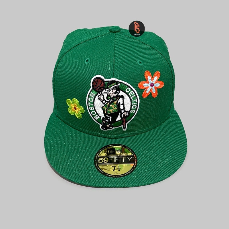 TOPI NEW ERA ORIGINAL 5950 Q2QT BOSTON CELTICS GREEN UV PINK