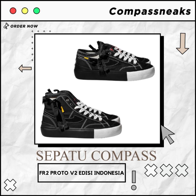 Sepatu Compass Fr2 Proto V2 Edisi Indonesia