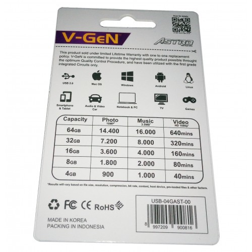 E_   Flashdisk Vgen Astro 64GB Original