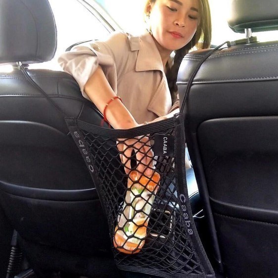 Universal Elastic Mesh net Trunk Bag 4 tali ready stock original