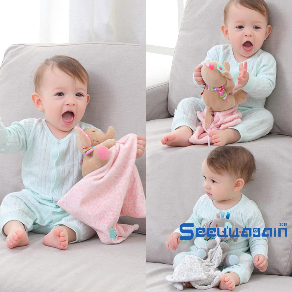 SEEToddler Baby Security Blanket Infant Appease Towel Play Animal Doll Comforter Shopee Indonesia