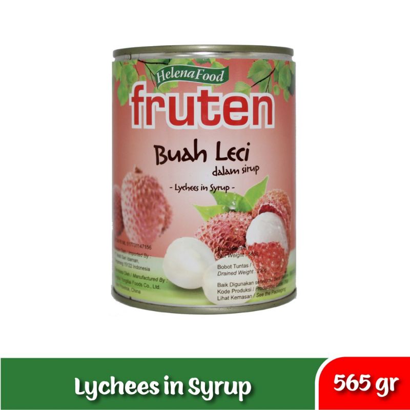 

Fruten Buah Leci Kemasan Kaleng / Lychees in Syrup 565gr