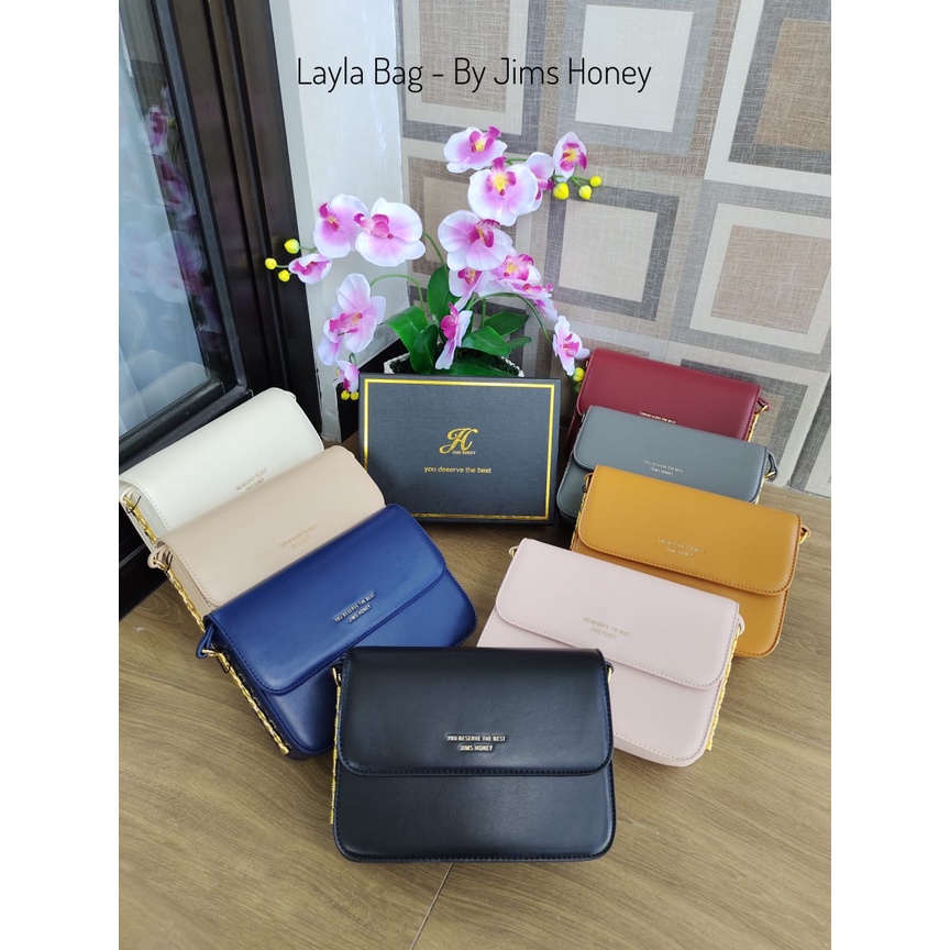 TAS WANITA LAYLA BAG JIMS HONEY (FREE EXCLUSIVE BOX)