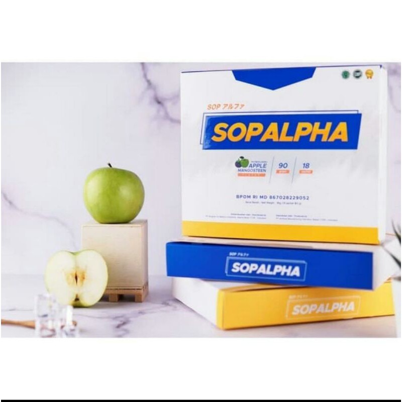 SOPALPHA BIOBOOST 1 BOX ISI 18 SACHET SOP ALPHA ORIGINAL