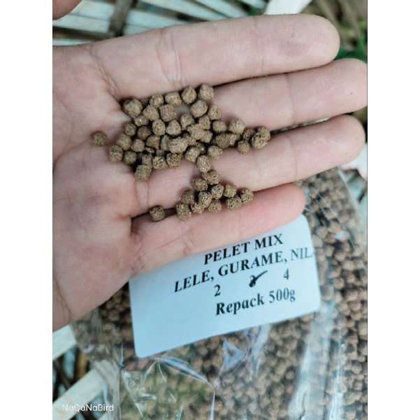 PELET MIX LELE GURAME NILA BAWAL pakan ikan