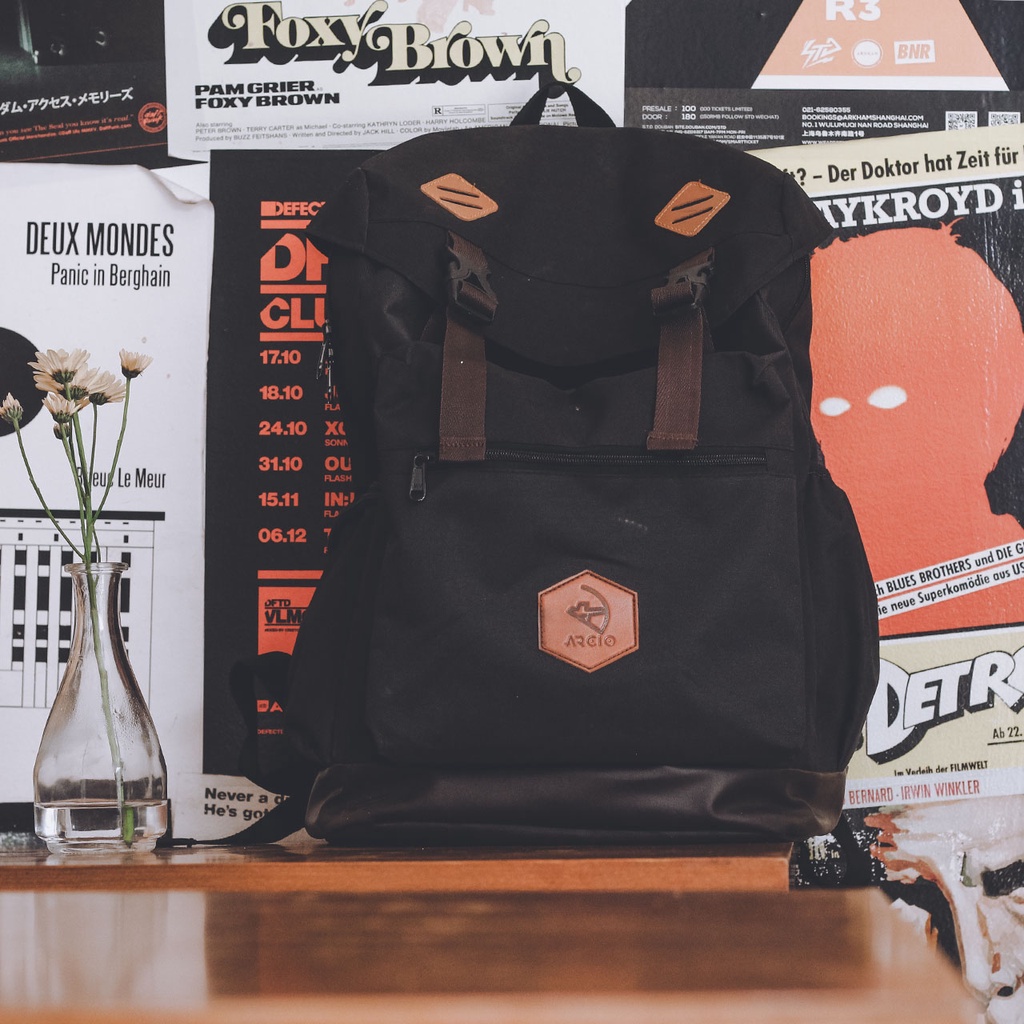 Xcloud x Arcio Tas Ransel Casual Pria Denver Black