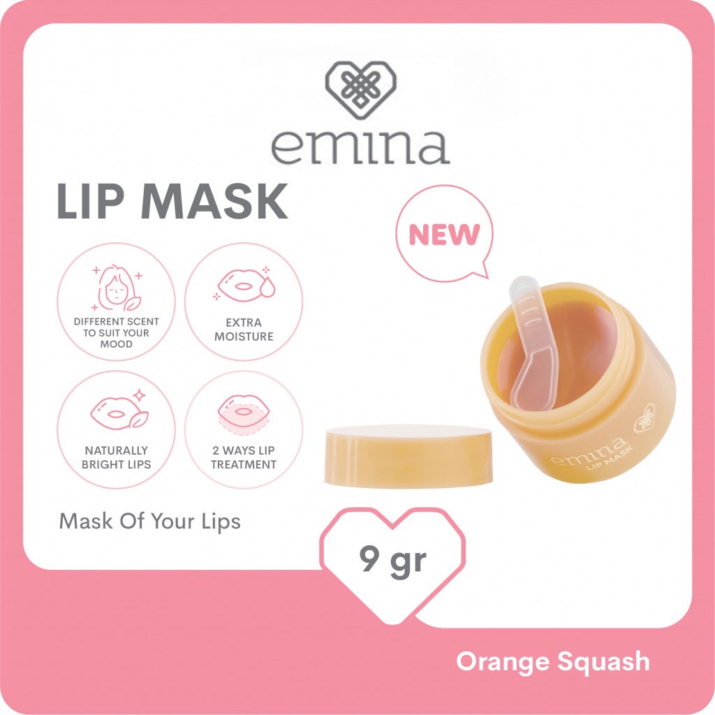 EMINA Lip Mask 9gr Pelembab Bibir