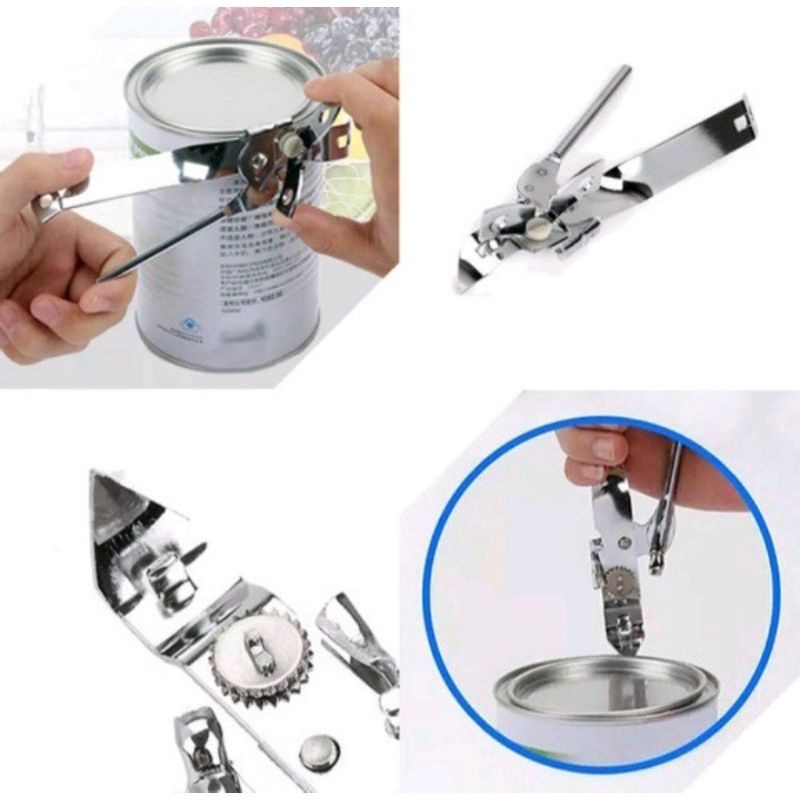 can opener/ bukaan kaleng /pembuka tutup kaleng/pembuka tutup botol /super doll/pembuka tutup kaleng stainless