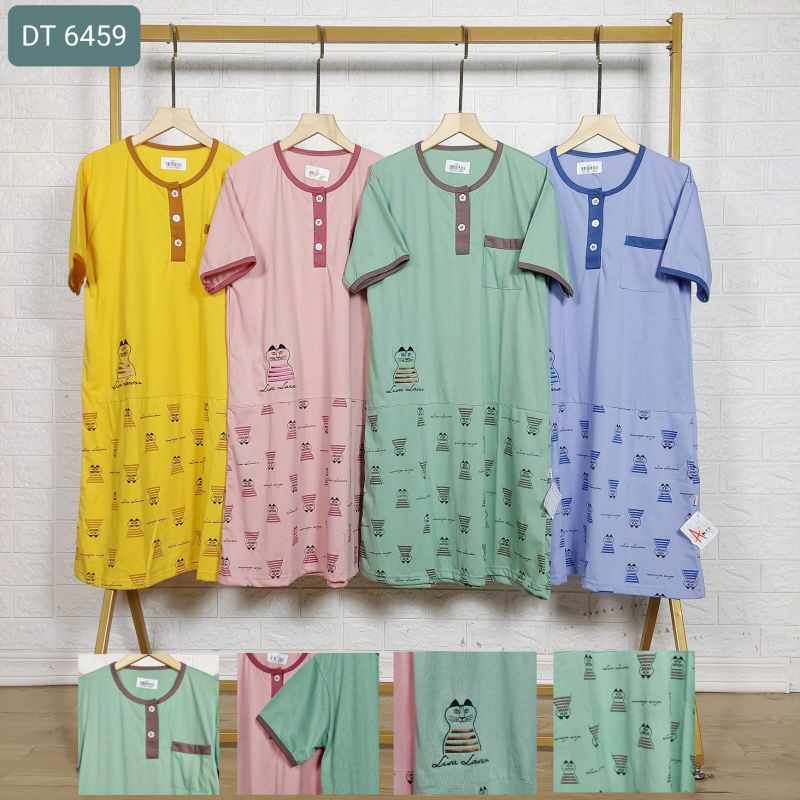 Daster Amro Lebel Putih