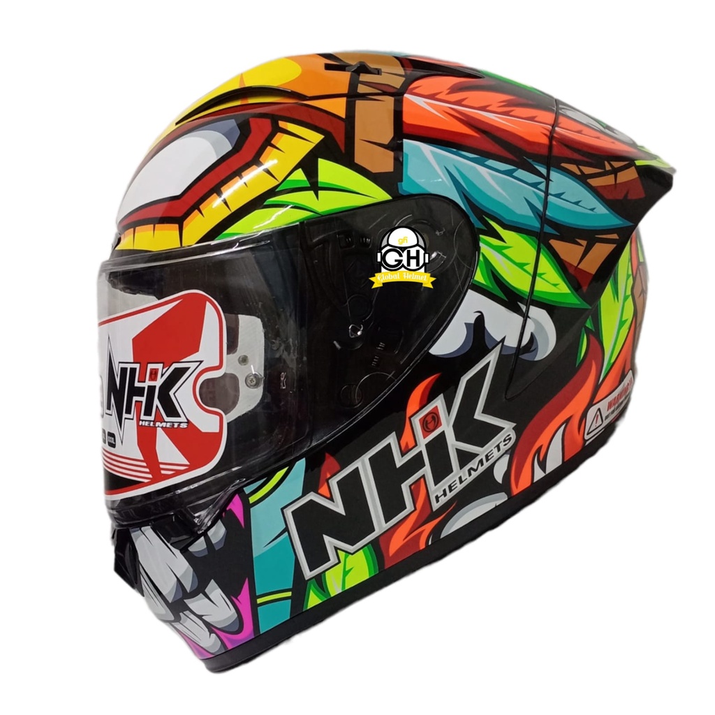 NHK HELM GPR TECH STREET THE MASK BLACK TOSCA GLOSSY GP R TECH