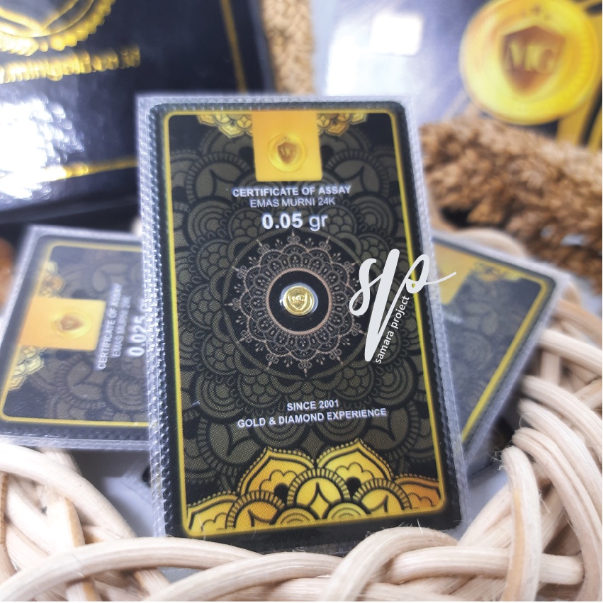 MINIGOLD 0.05 GRAM EMAS MINI LOGAM MULIA 24K