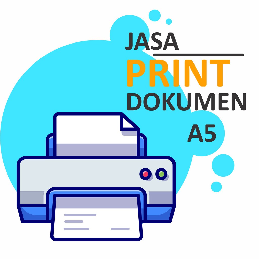 

[ KHUSUS A5 HITAM PUTIH ] Jasa print cetak dokumen