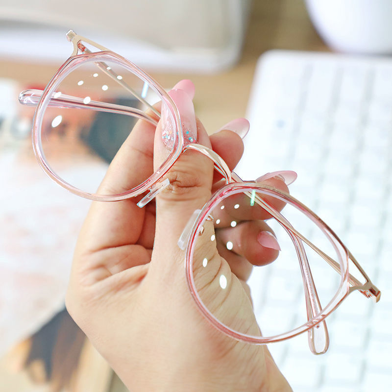 Fashion Anti-Radiation Eyeglasses Transparent Retro unisex Computer Glasses Anti-Blue lens Eyewear