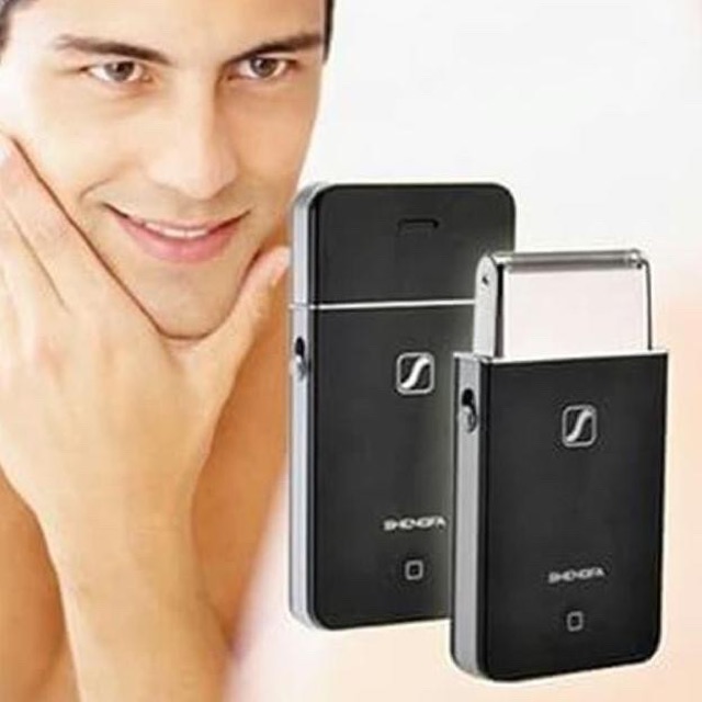 Cukur jenggot rechargeable shaver shengfa iphone