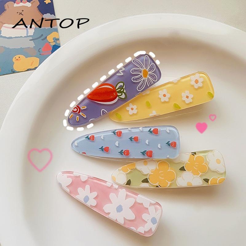 Jepit Rambut Motif Bunga Untuk Wanita