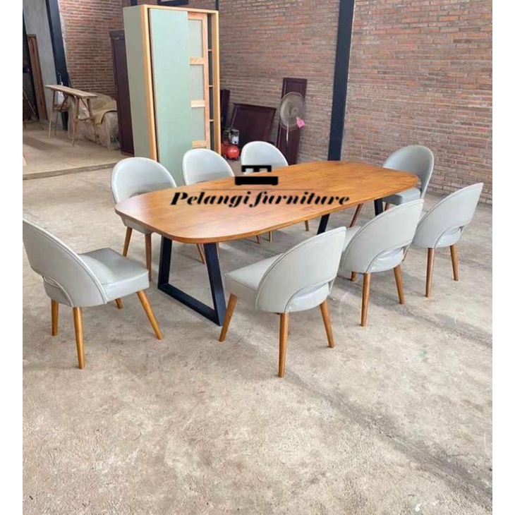 set meja makan kursi 8