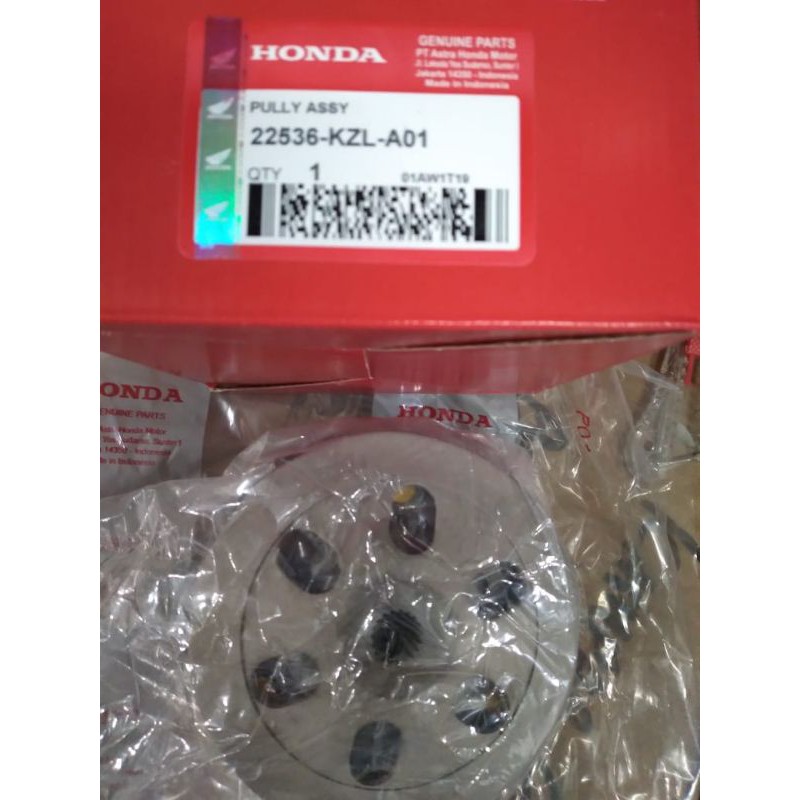 PULLY PULLEY PULY ASSY BEAT POP BEAT FI ESP 2015 SCOOPY FI 2016 BEAT STREET