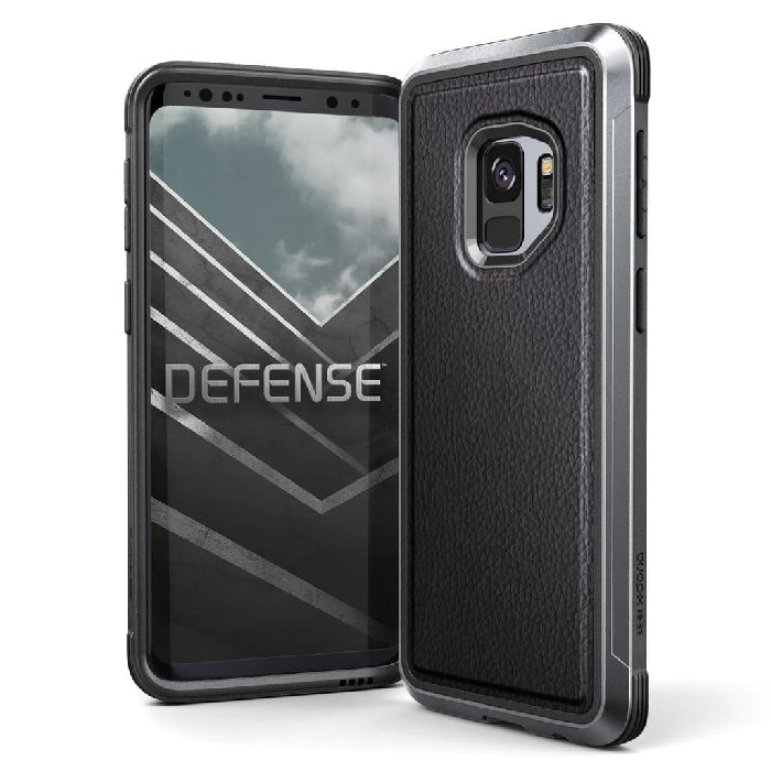 Original XDORIA Samsung Galaxy S9 Defense Lux Case Black Leather