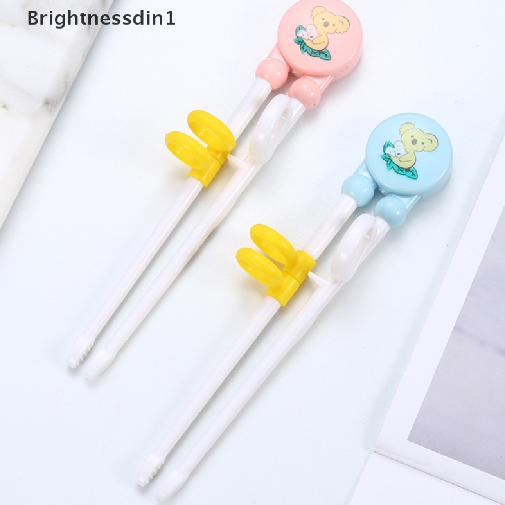 (Brightnessdin1) Sumpit Motif Kartun Untuk Latihan Makan Bayi / Anak