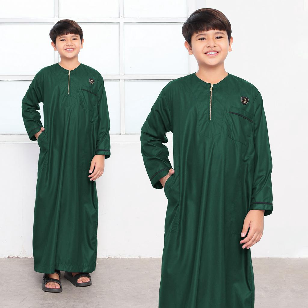 Jubah Anak Laki Laki Casual Lengan Panjang 1-8 Tahun Zaid Series Original Assuffah