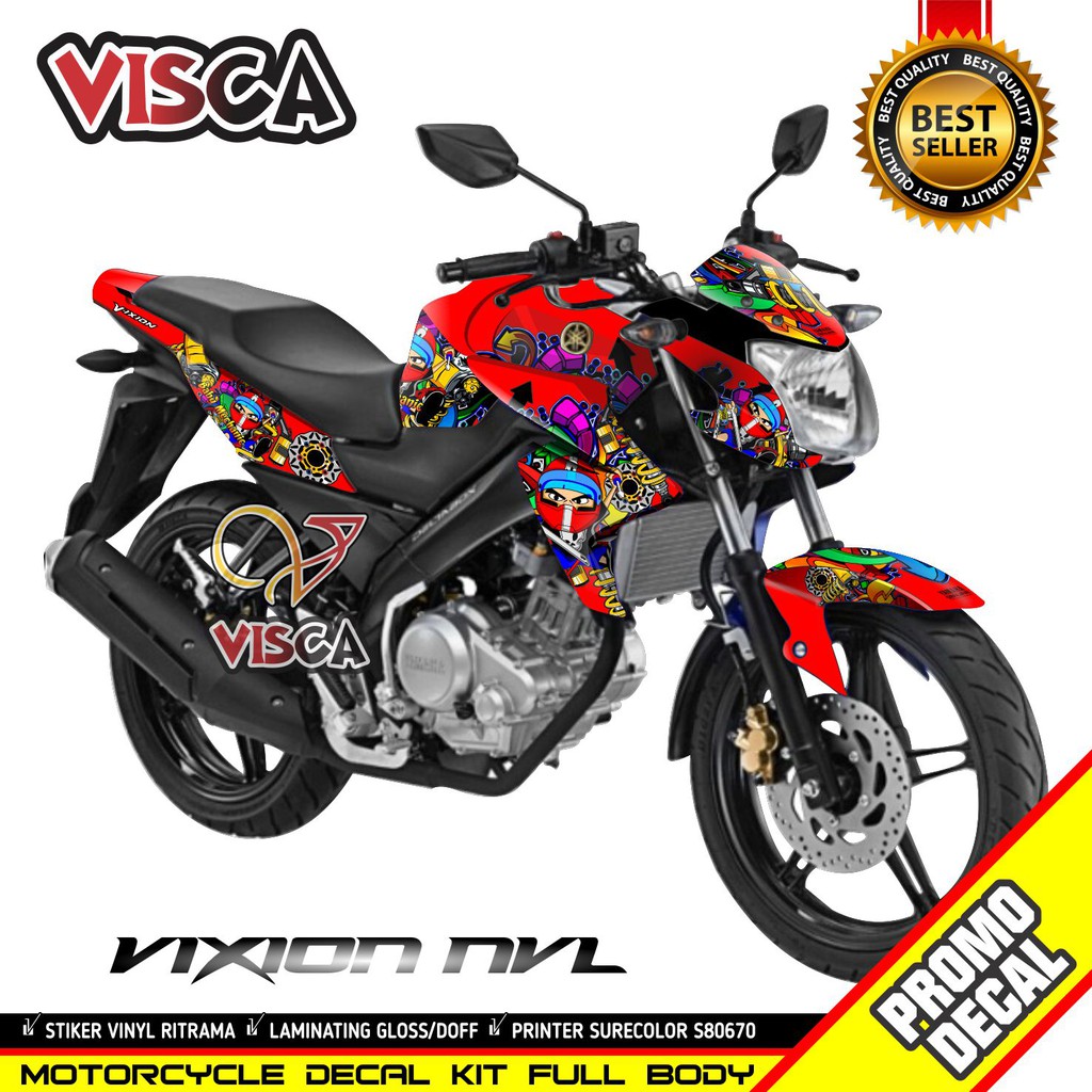 Decal Vixion New Full Body Decal Vixion NVL Full Body Stiker Vixion NVL Full Body Stiker Vixion New 