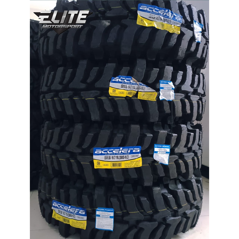 Ban Mobil Offroad Ukuran 35 10,5 R15 Ban Accelera Badax X-Treme