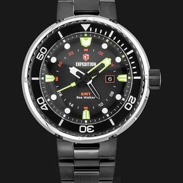 EXPEDITION 6727MD BLACK SILVER PRIA ORIGINAL GARANSI 1TAHUN