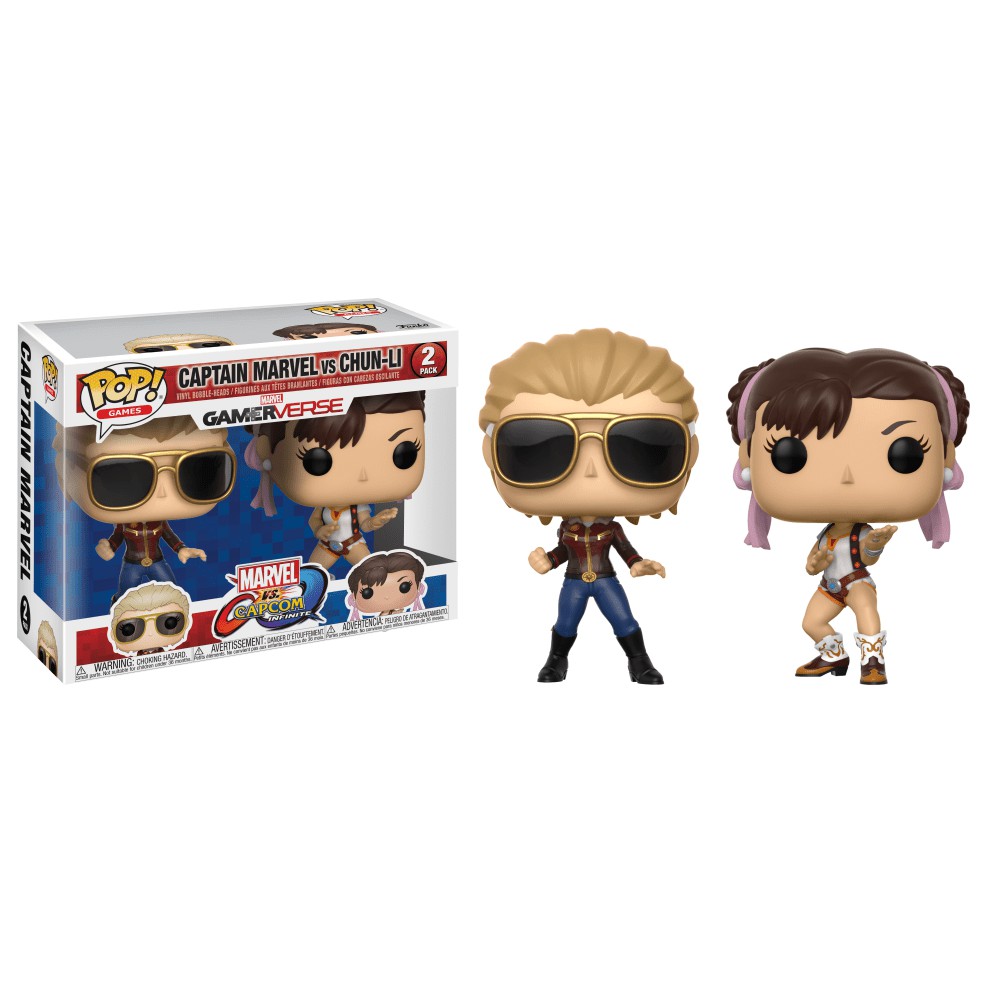 

Funko Pop Marvel 2PK Marvel vs Capcom - Chunli&c.Marvel