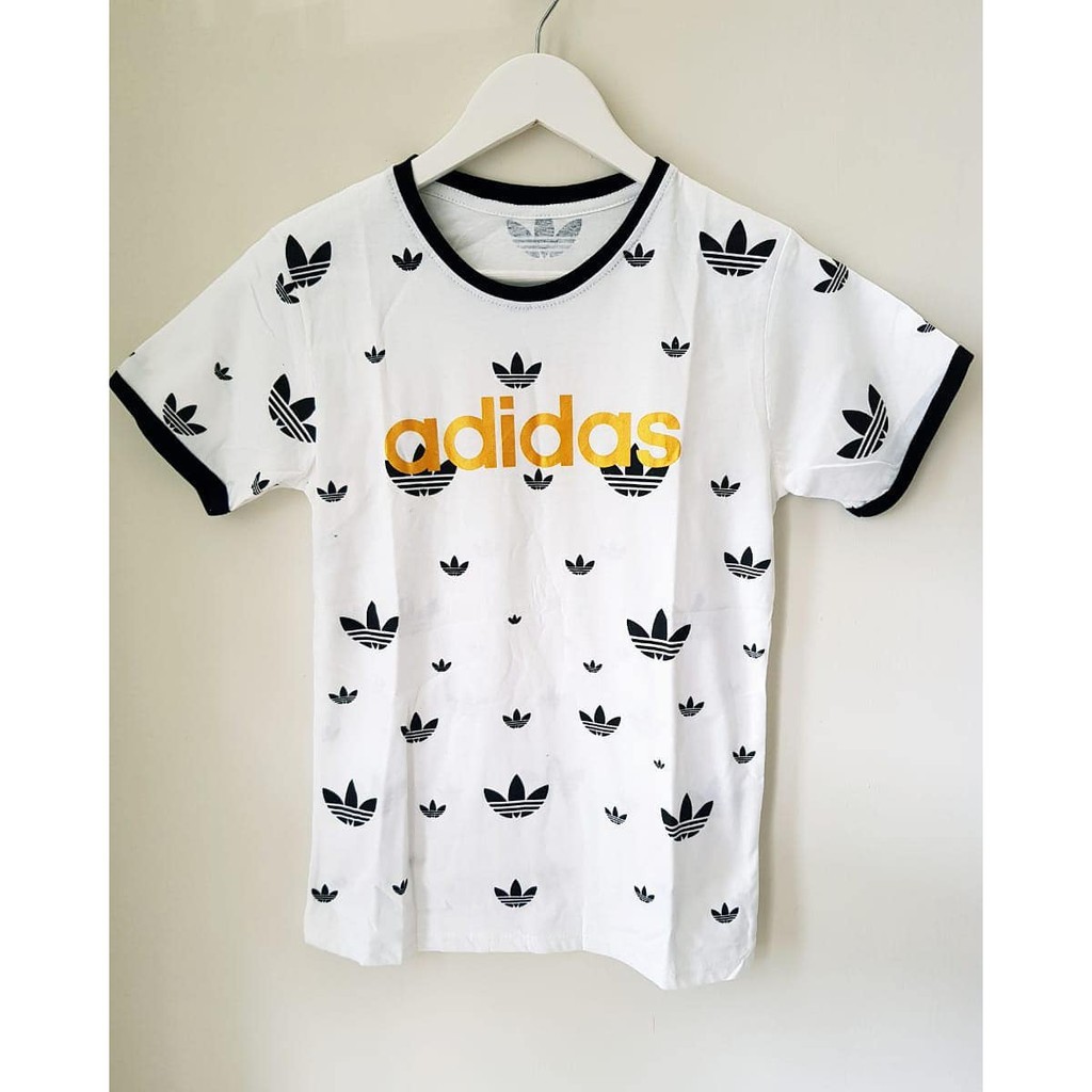 Kaos Pola Adidas Putih