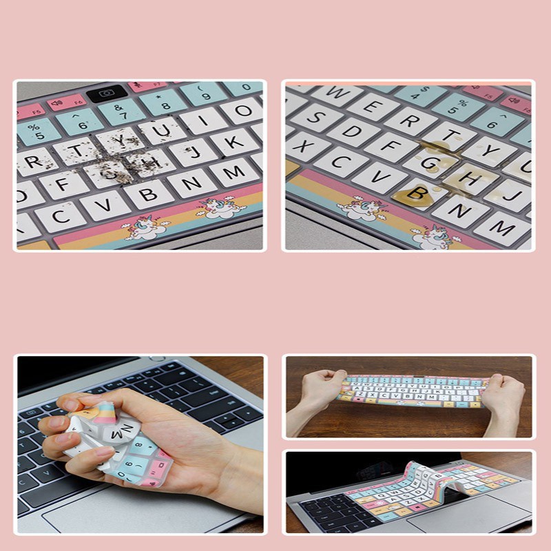 Huawei silicone keyboard cover for matebook 14/D14/D15/Xpro 2020 Honor MagicBook 14/15 color printing color keyboard membrane film