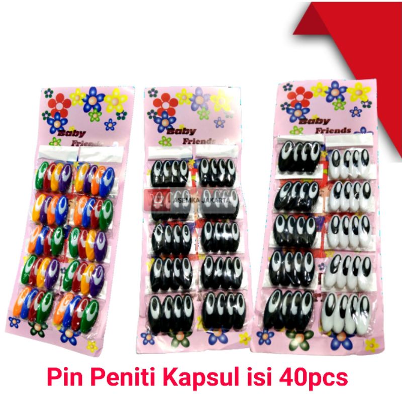 Peniti Pin Kapsul Grosir 40pcs