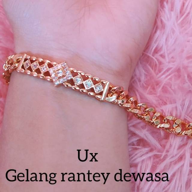 gelang xuping lapis emas