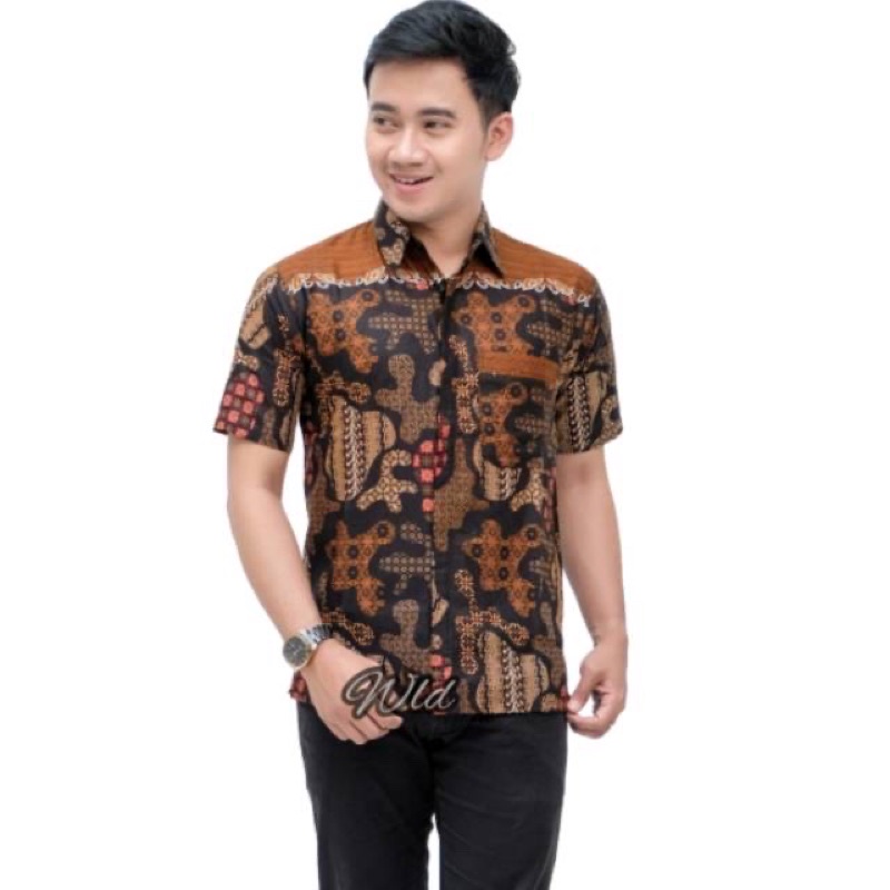 NEW ARRIVAL DISTRO BATIK PRIA BORDIR SOGAN HRB026 BATIKAF NOTOARTO BATIK IPNU-IPPNU HEM PRIA Bel-HEM Pulau