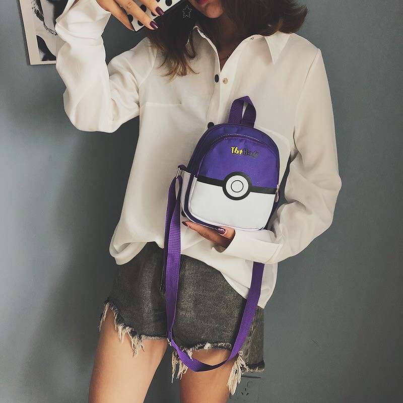 SEPADOO Tas Mini Selempang Pokeball Slingbag Fashion Wanita dan Anak