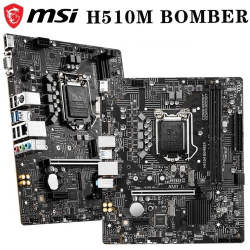 mainboard motherboard pc MSI H510M BOMBER mobo LGA 1200