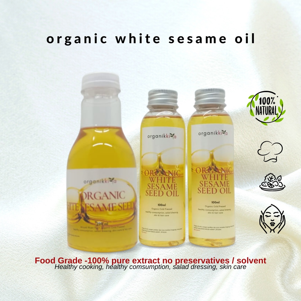 

Organic White Sesame Oil Organikkita