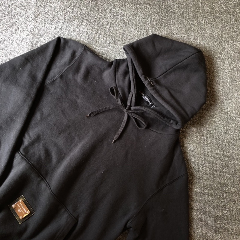hoodie dolce & gabbana black second original