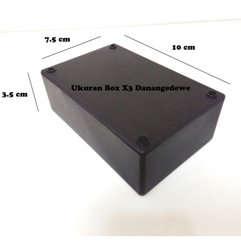 box plastik/ kotak plastik / box hitambox x3