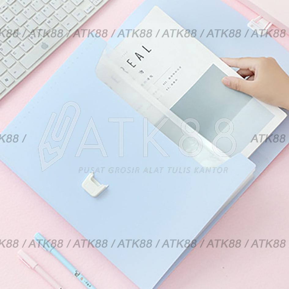 

KZ186 Expanding File Folder/Map Kantong Plastik File Holder Bag map dokumen sixq557