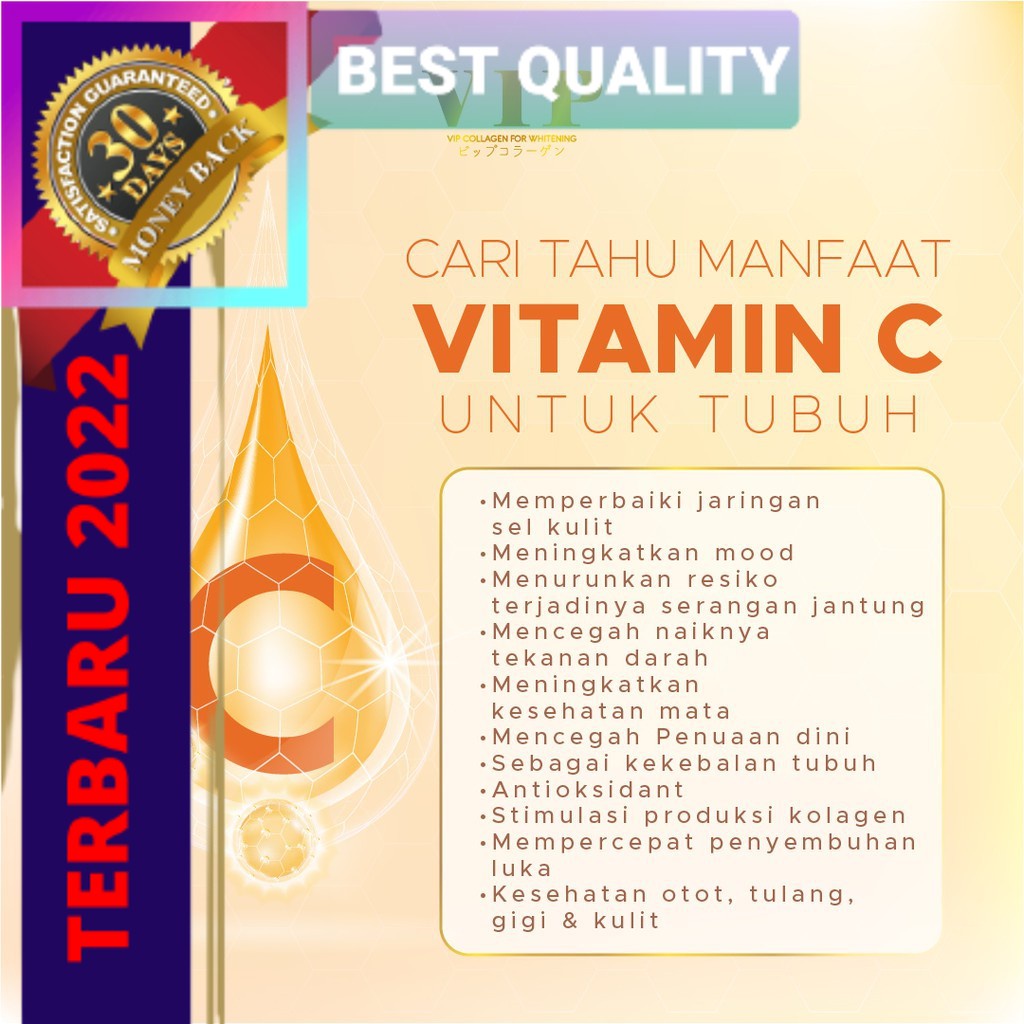VIP Collagen Drink Kolagen Suplemen Kecantikan Minuman Colagen Terbaik Pemutih Seluruh Kulit Badan H