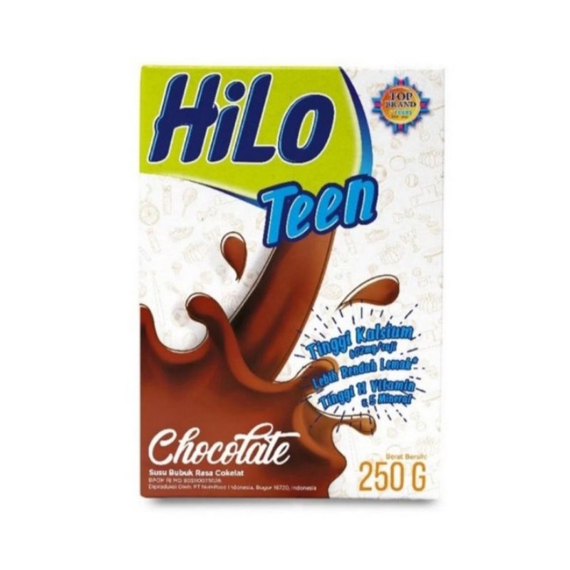 

HiLo Teen Susu Coklat 250 g