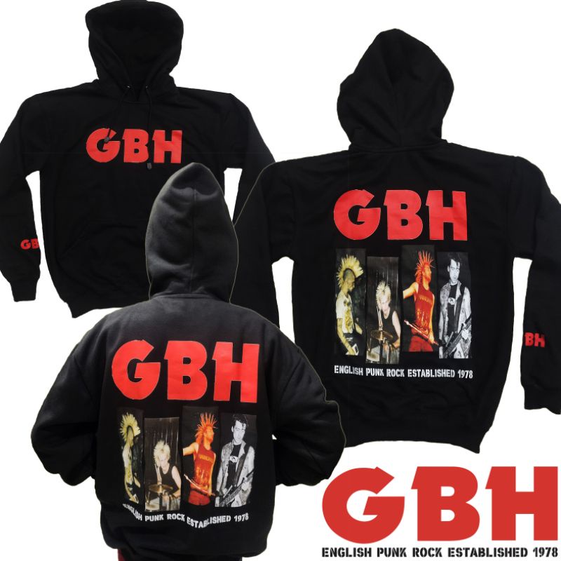hoodie hodi GBH band punk