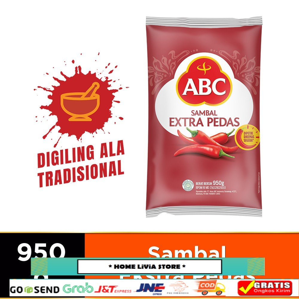 

ABC Sambal Extra Pedas 950 g