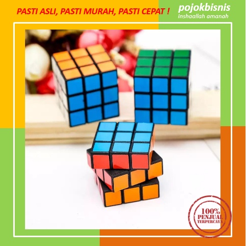 RUBIK MAINAN / MAINAN ANAK RUBIK / KUBUS RUBIK / GANTUNGAN KUNCI RUBIK