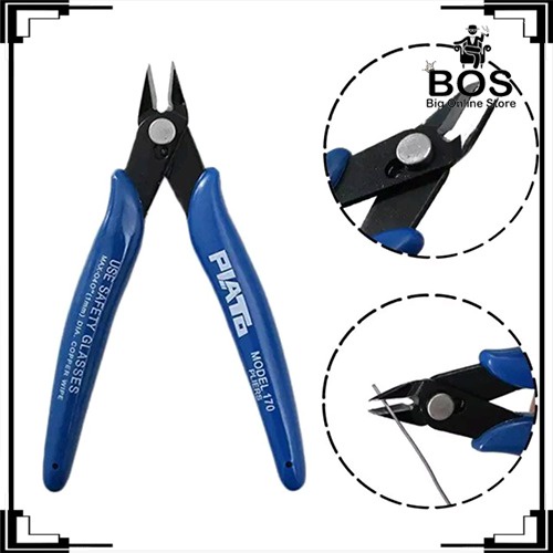 BOS - TANG POTONG KAWAT | TANG PLATO PEMOTONG KAWAT | PLATO TANG POTONG KABEL 170 PLIERS