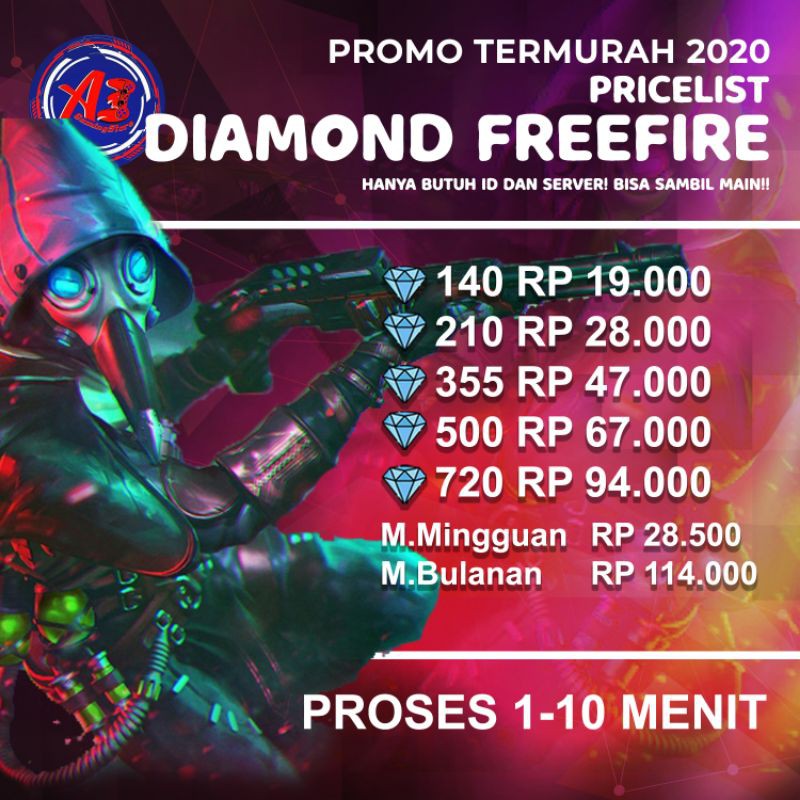 [PROMO] Topup Diamond FF murah #3 | Shopee Indonesia