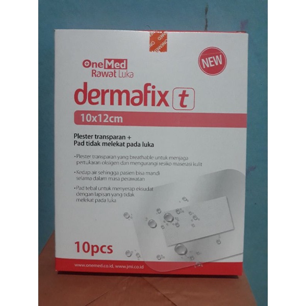 Dermafix 10x12cm / Dermafix t 10x12cm / Dermafix 10x12cm / Plester luka anti air / Plestet luka transparan