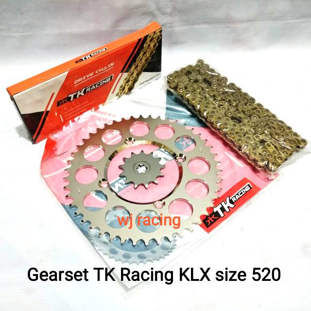 Gear Set TK racing KLX 150 size 520